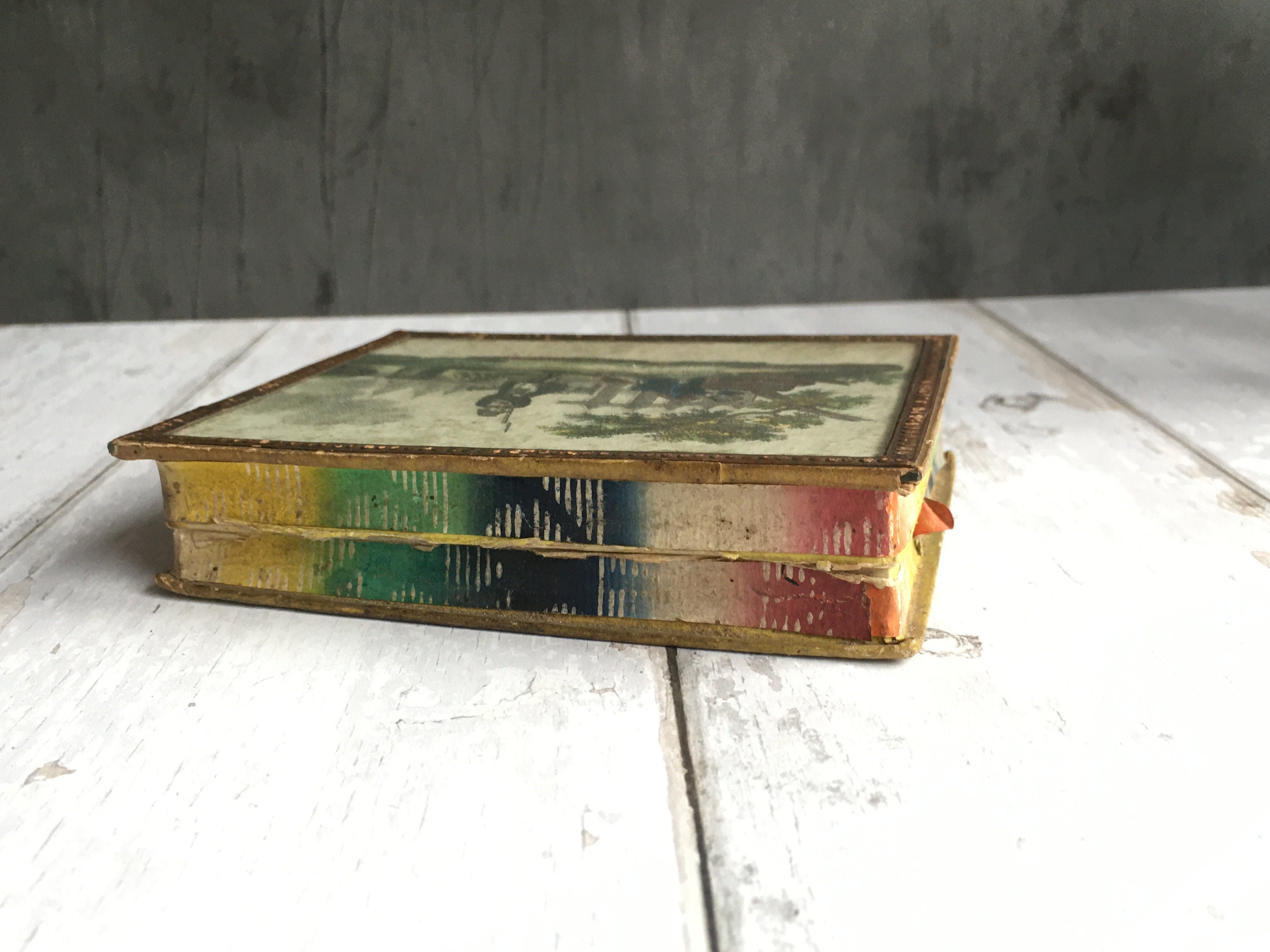 RARE Antique Dragee Box Candy Box Napoleon and Soldier Circa 1810