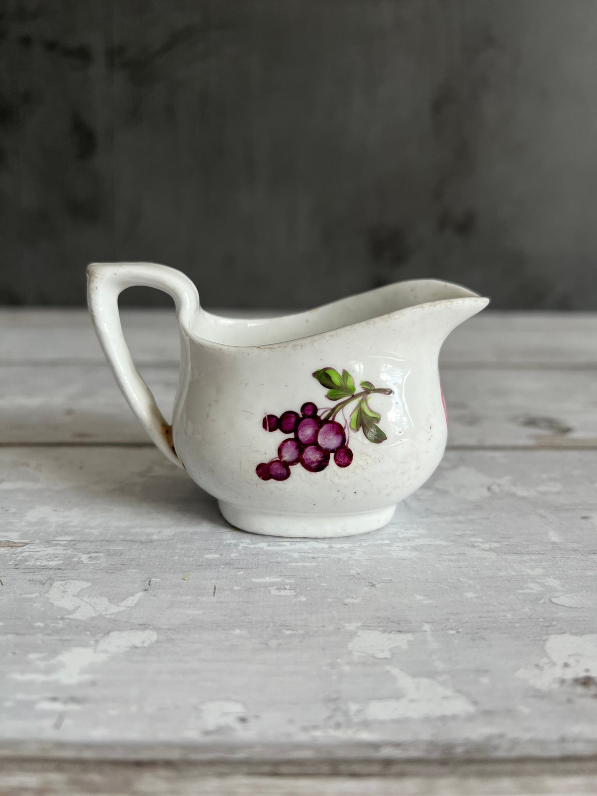 19th Century English Porcelain Miniature Toy Jug Doll Sauce Boat Creamer Circa 1820