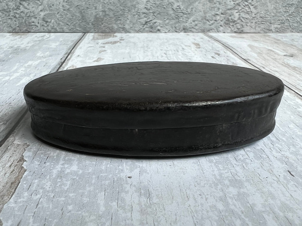 18th Century Georgian Toleware Snuff Box Honesty Policy Folk Art C 1790