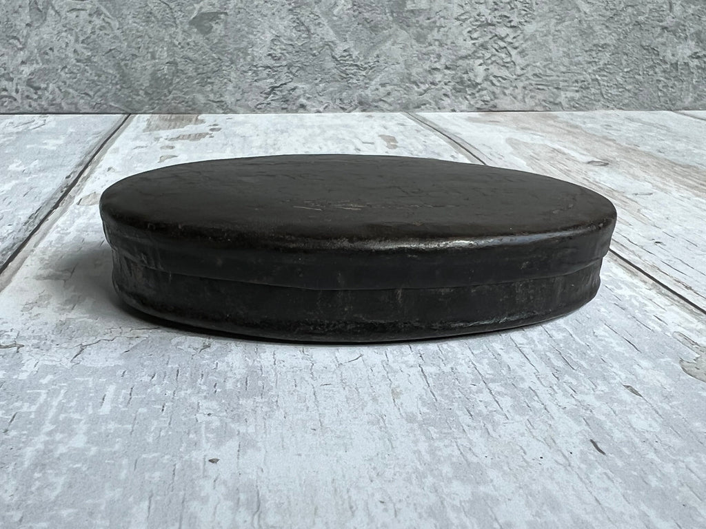 18th Century Georgian Toleware Snuff Box Honesty Policy Folk Art C 1790