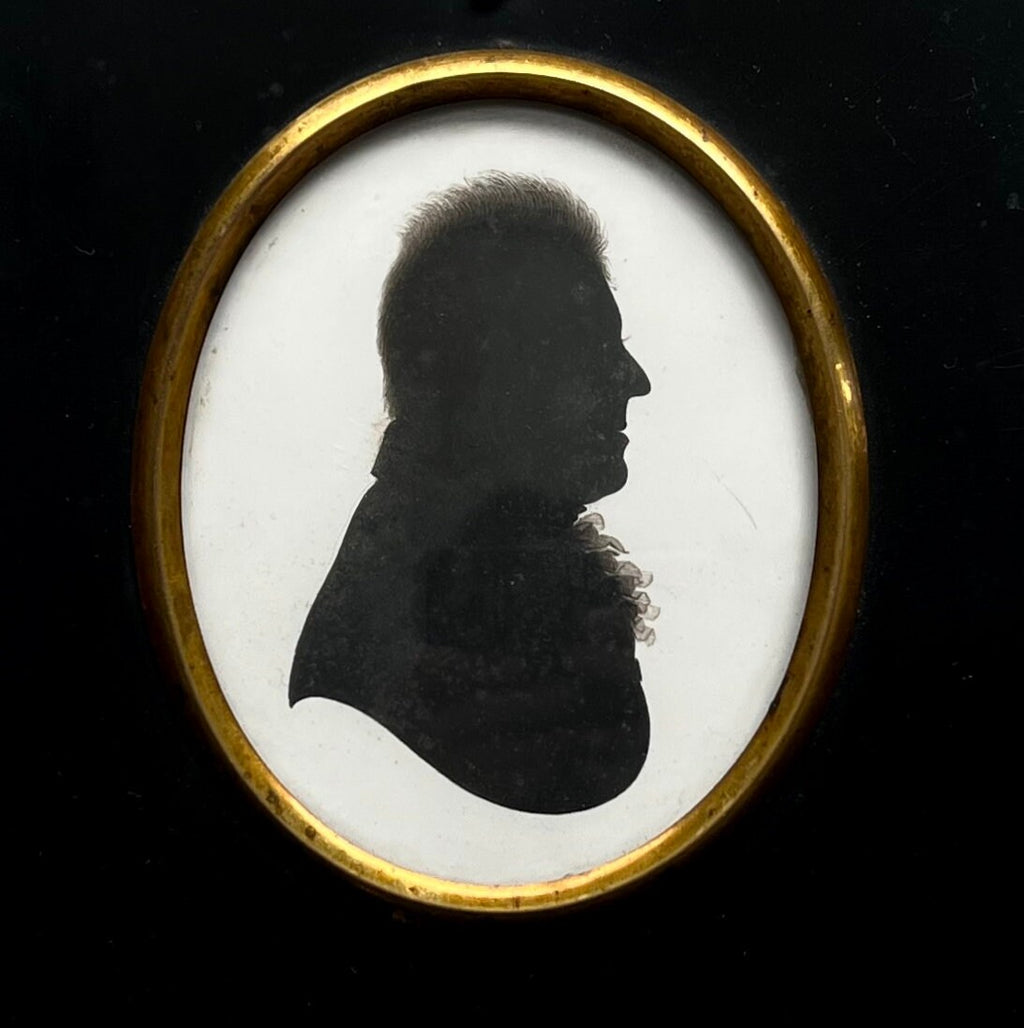 18th Century Silhouette Portrait Reverend Gervas Holmes John Miers C 1790s