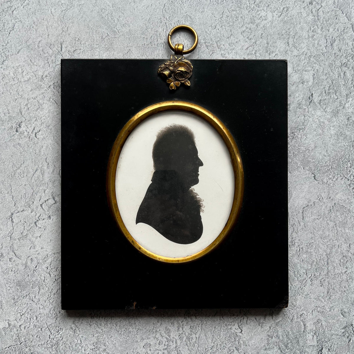 18th Century Silhouette Portrait Reverend Gervas Holmes John Miers C 1790s