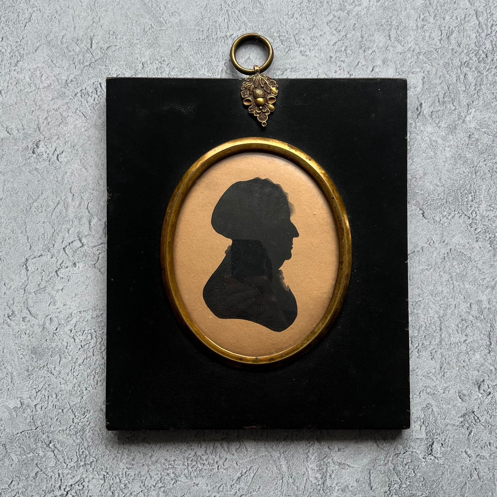 19th Century Portrait Silhouette Rebecca Holmes Of Gawdy Hall Norfolk England C 1810