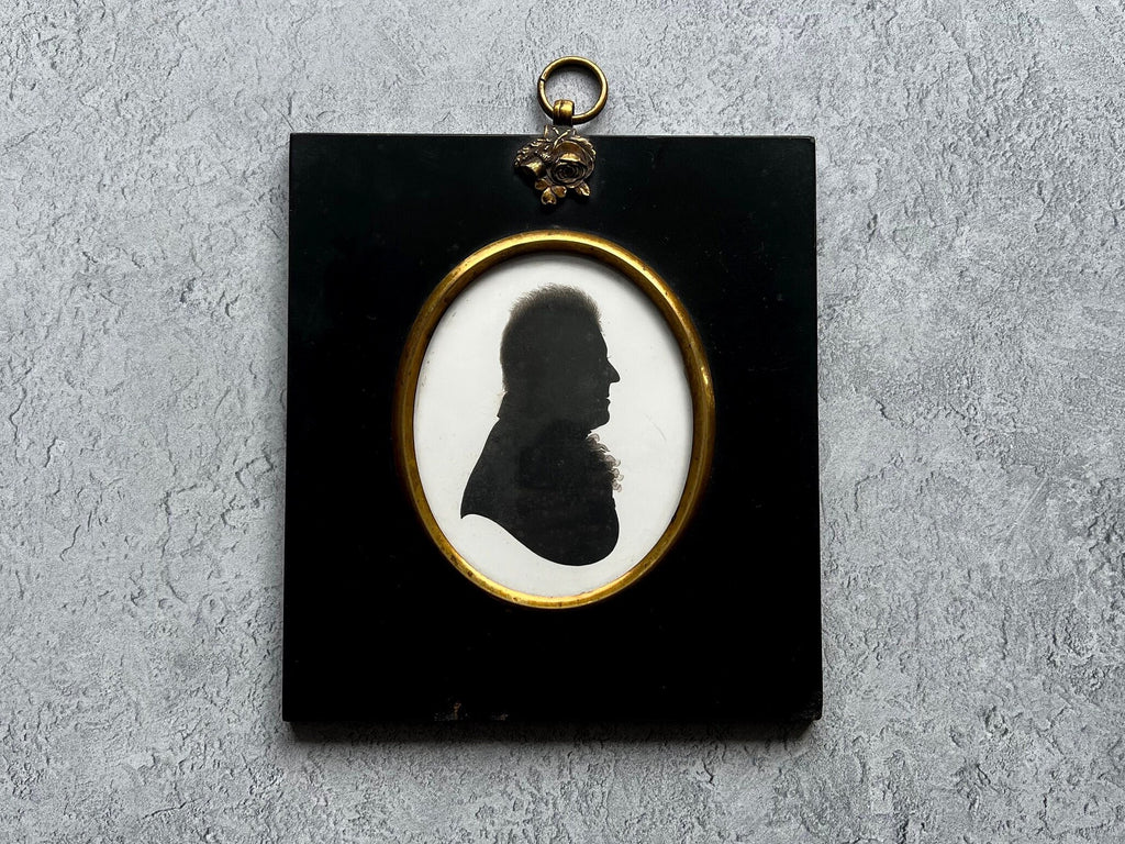 18th Century Silhouette Portrait Reverend Gervas Holmes John Miers C 1790s