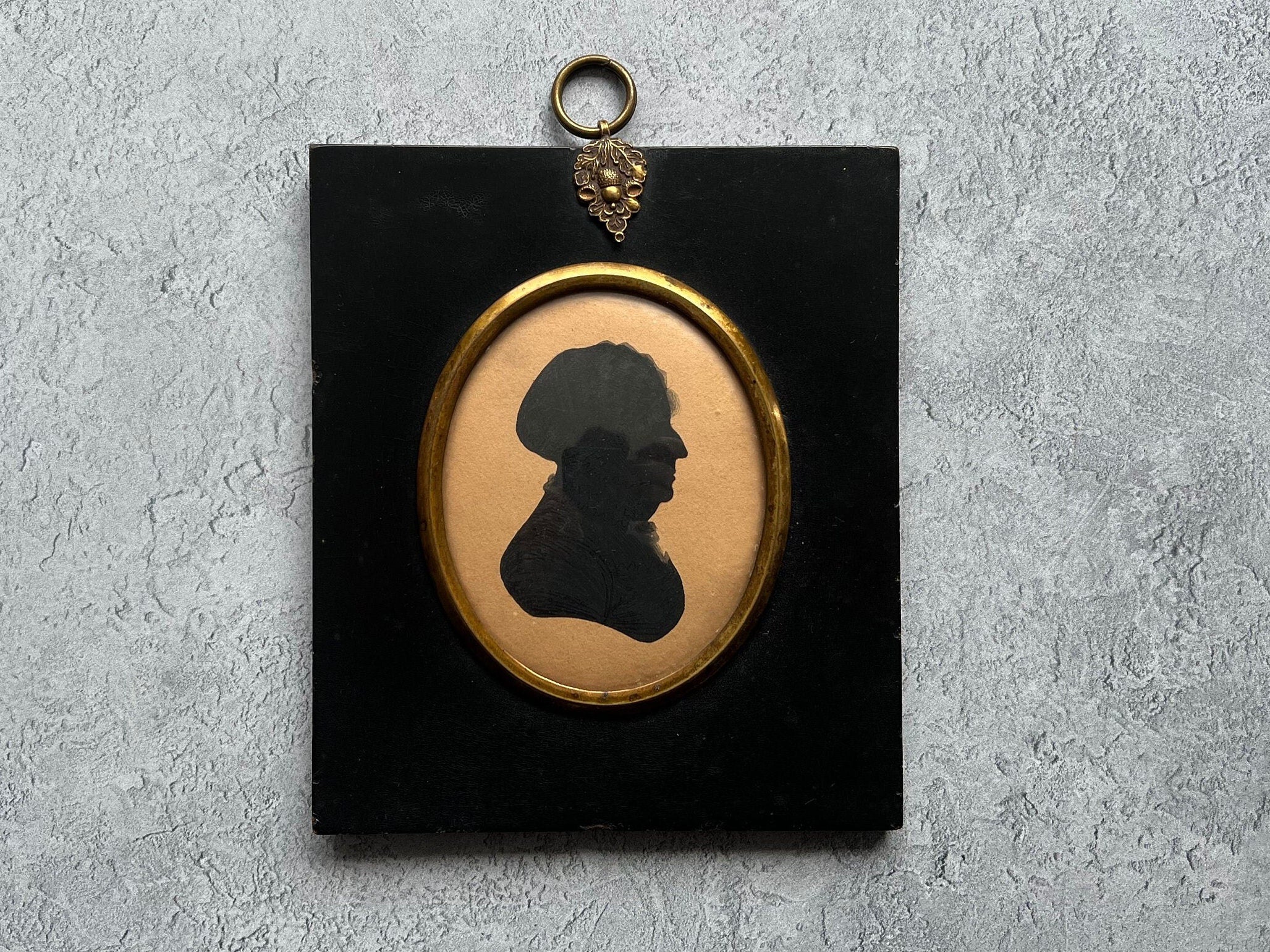 19th Century Portrait Silhouette Rebecca Holmes Of Gawdy Hall Norfolk England C 1810