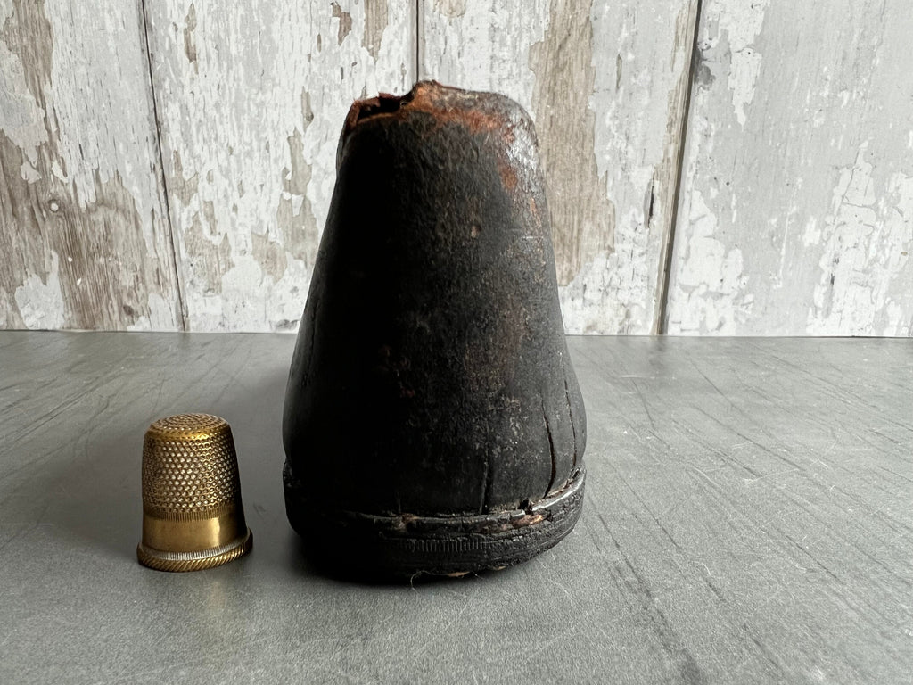 Rarest Georgian Shoe Childs Toy Rattle Talisman Initials LV Circa 1830