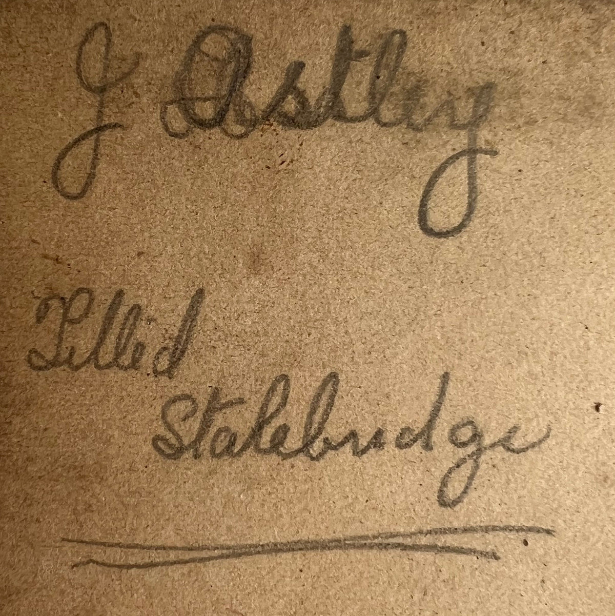 Antique 19th Century Portrait Silhouette Gentleman J Astley C 1830