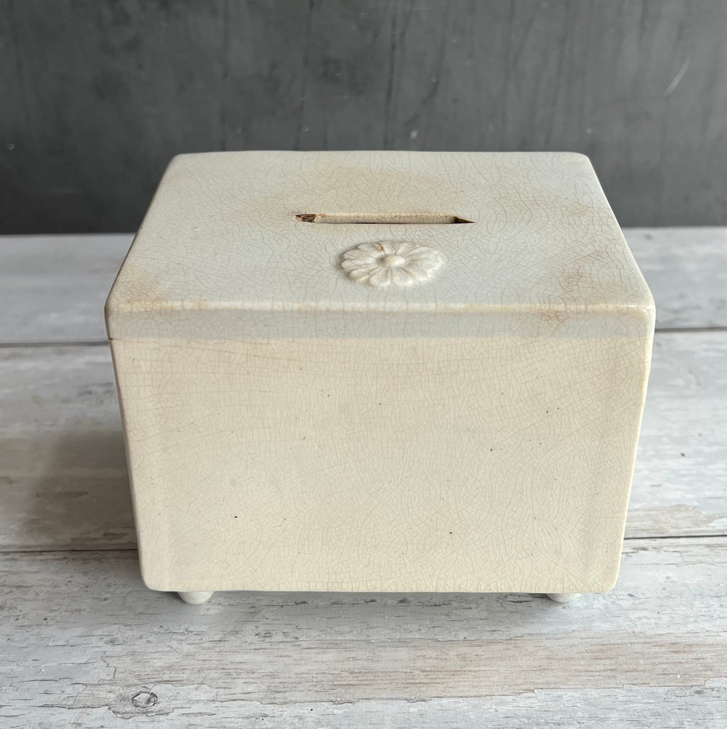 Rare 19th Century Staffordshire Pottery Money Box Coin Bank Classical Dancing Figures C 1840