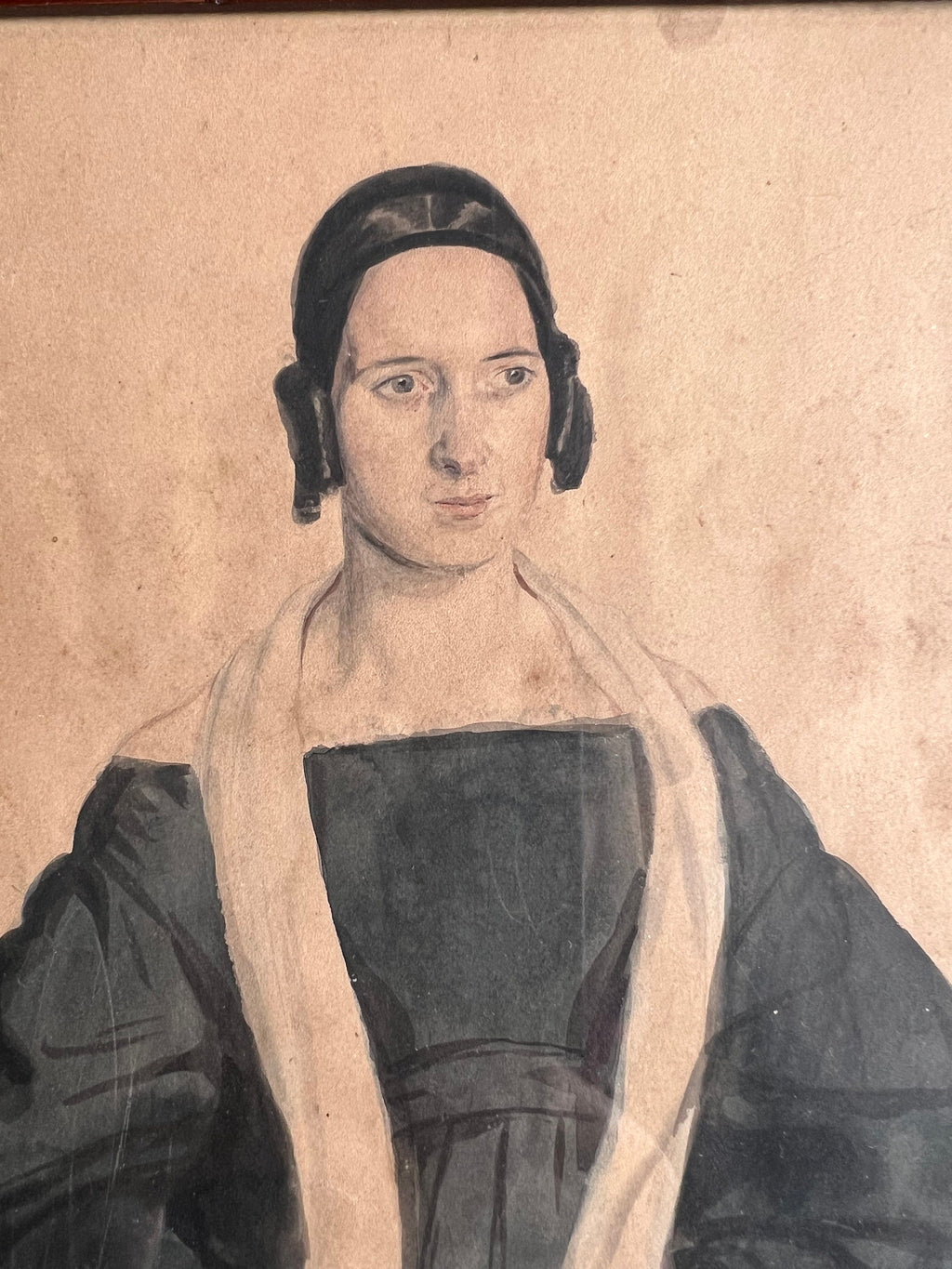 Antique 19th Century Folk Art Painting Scottish School Circa 1830s