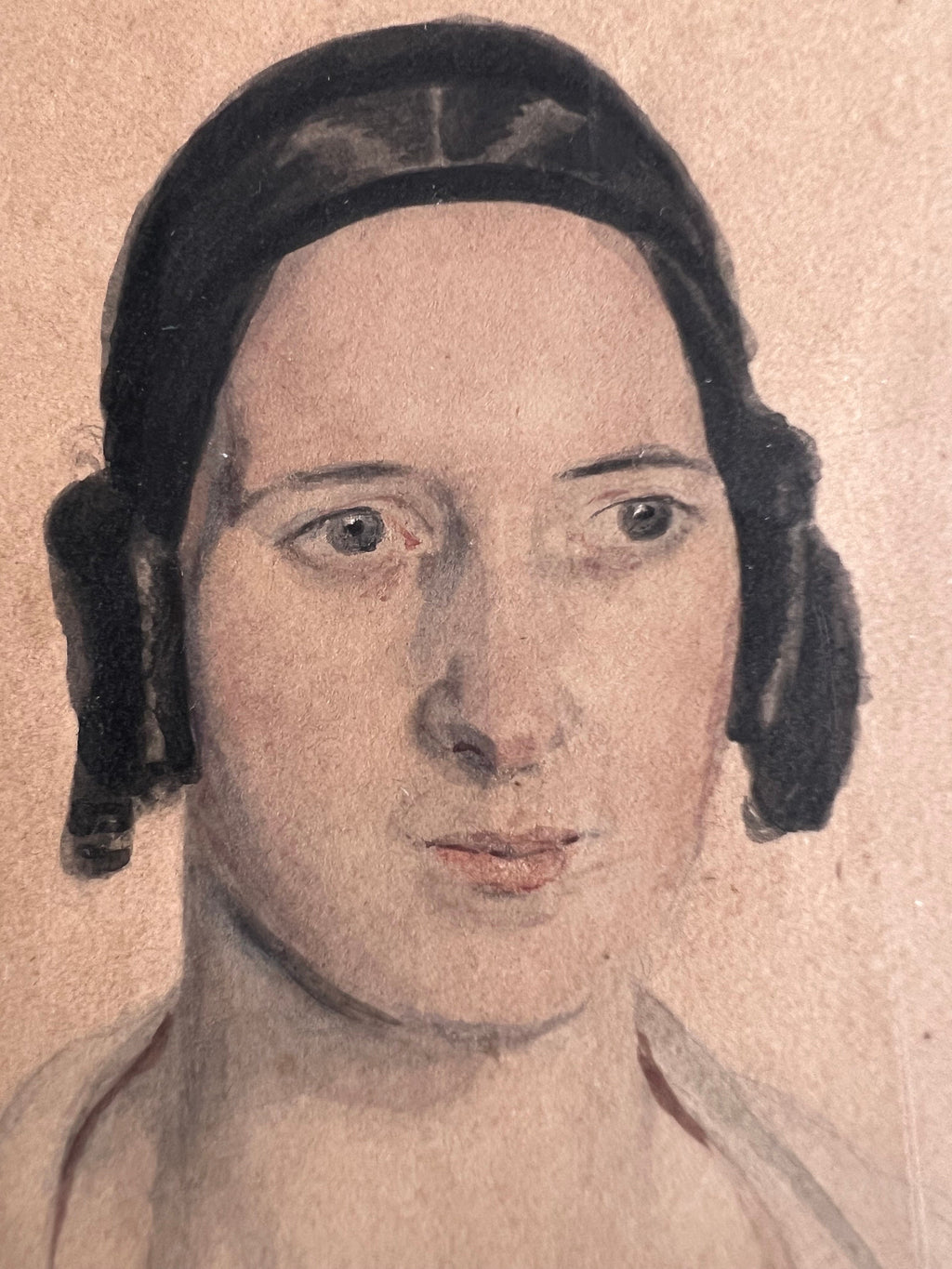 Antique 19th Century Folk Art Painting Scottish School Circa 1830s