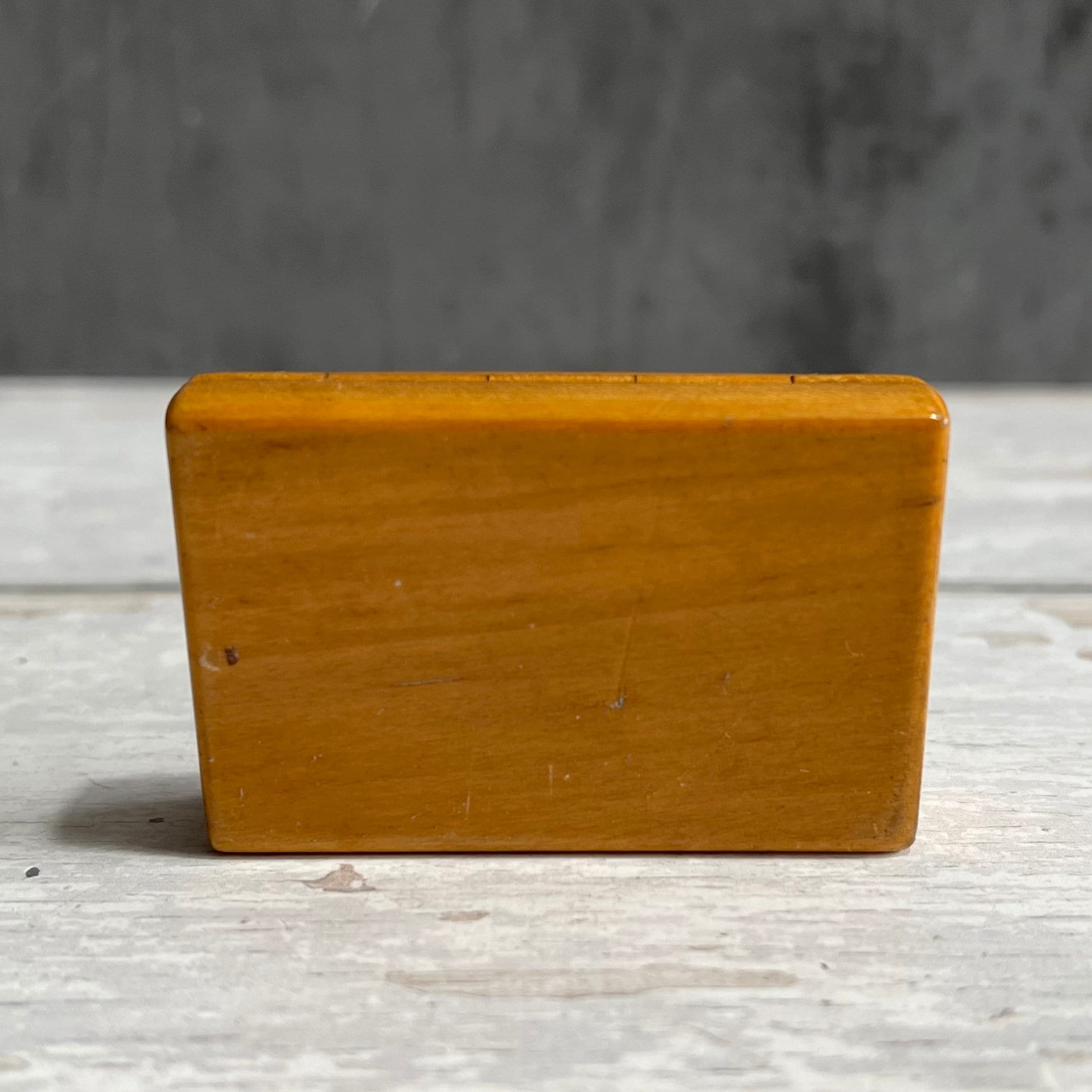 19th Century TINY Mauchline Ware Snuff Box Donkey Shakespeare Macbeth Adolph Frankau C 1850