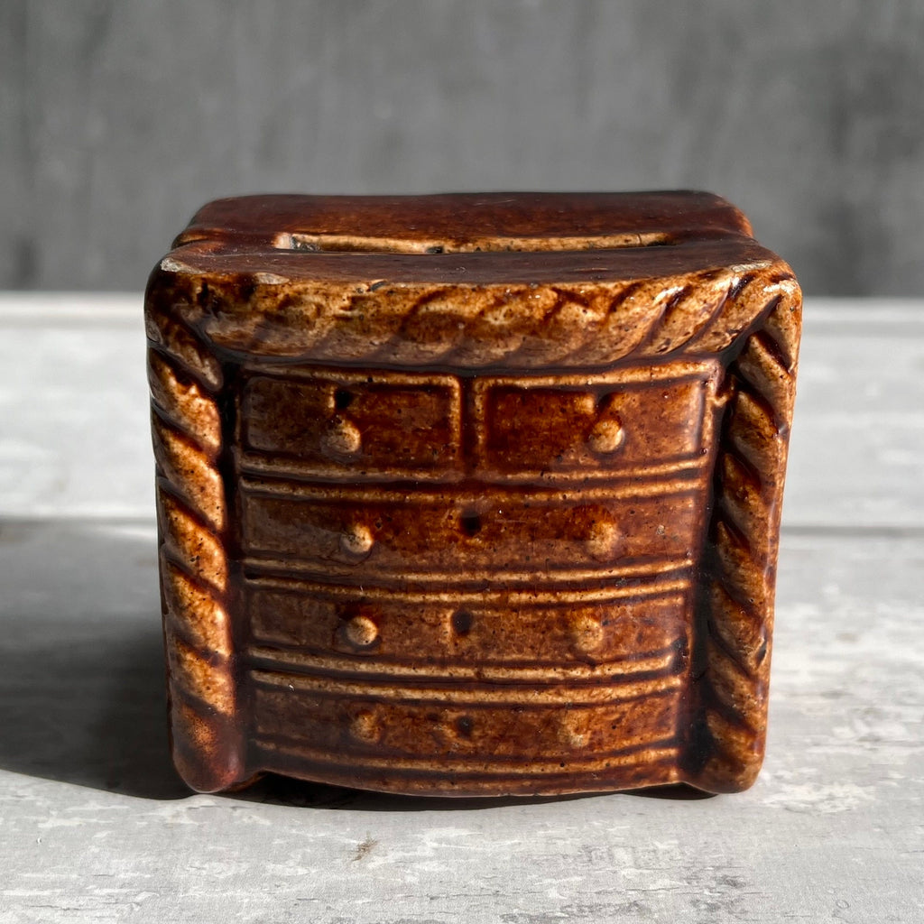19th Century Victorian Childs Money Box Money Bank, Chest Of Drawers C 1850