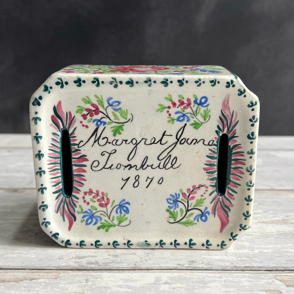 Victorian Money Box Rare Brick Shape English Money Bank C 1870