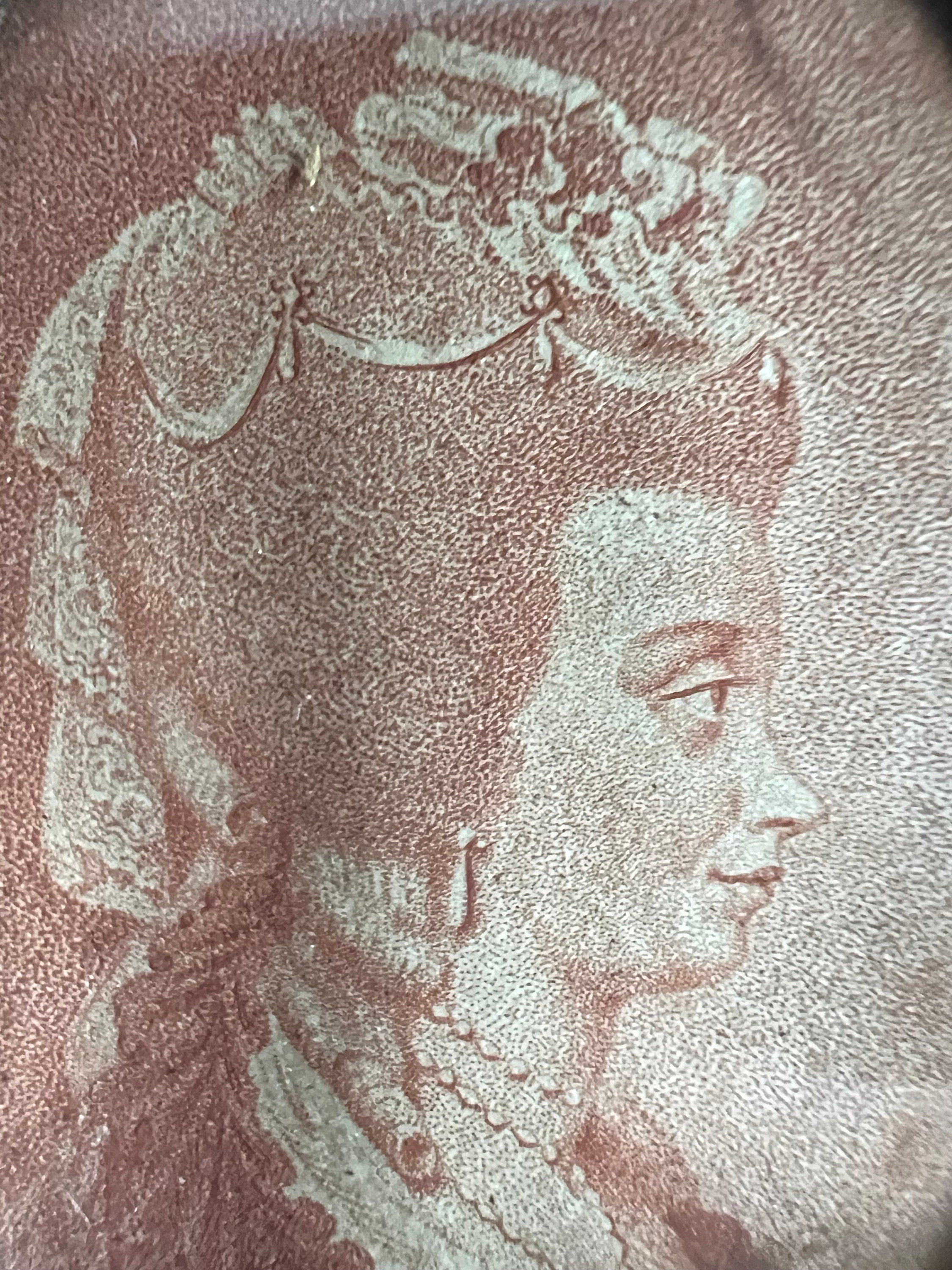 Georgian Miniature Engravings King George III & Queen Charlotte Circa 1780