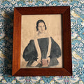 Antique 19th Century Folk Art Painting Scottish School Circa 1830s