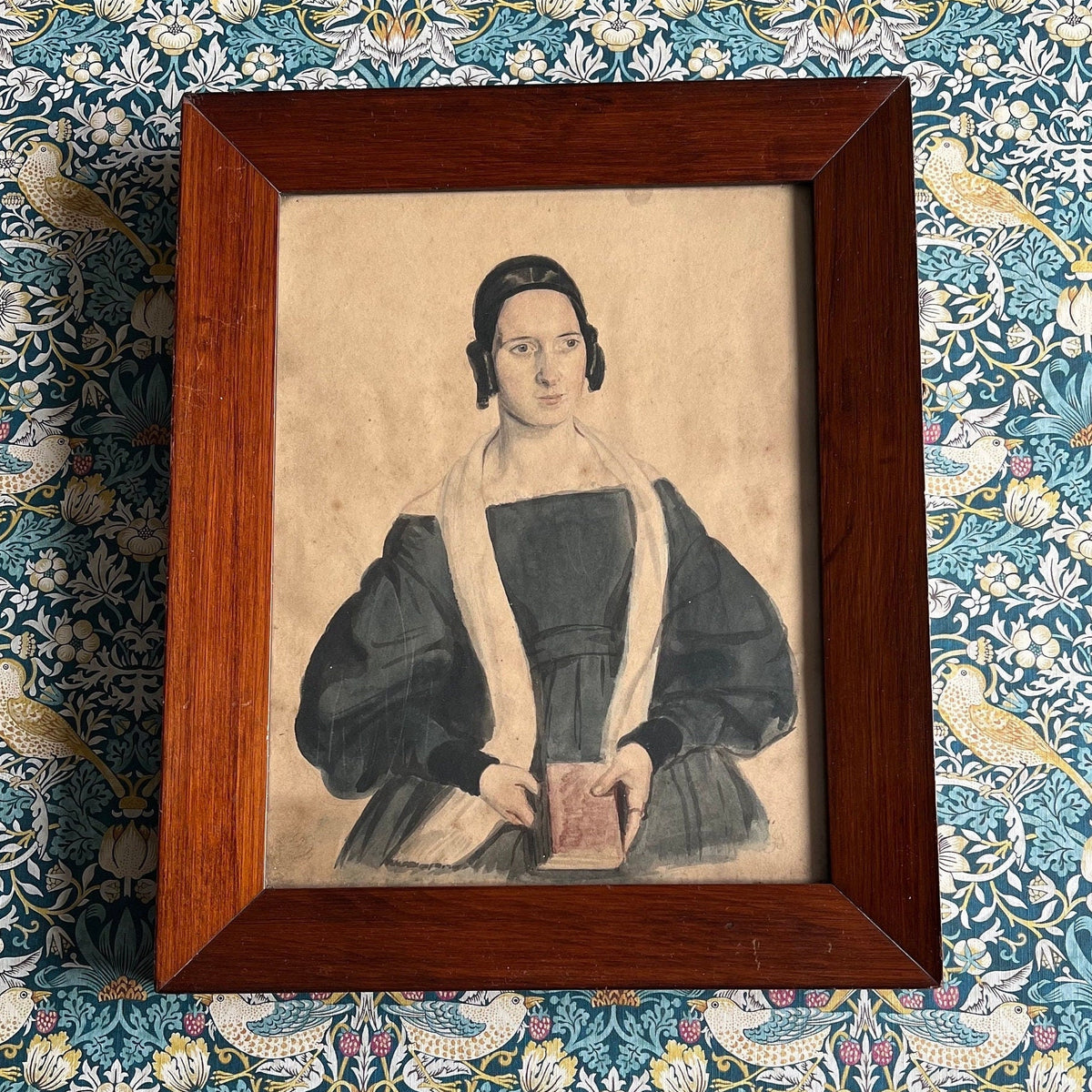 Antique 19th Century Folk Art Painting Scottish School Circa 1830s