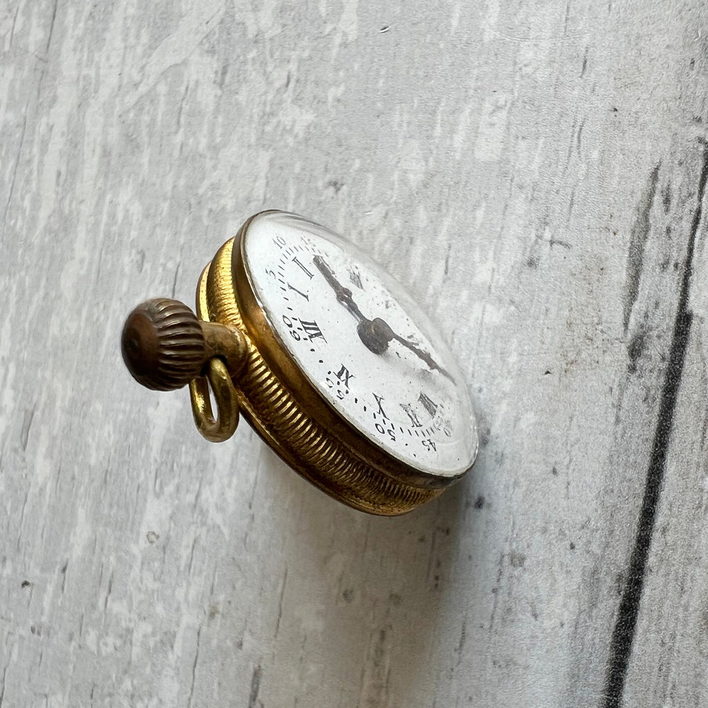 Antique 19th Century Fashion Doll Gilt Pocket Watch C 1870