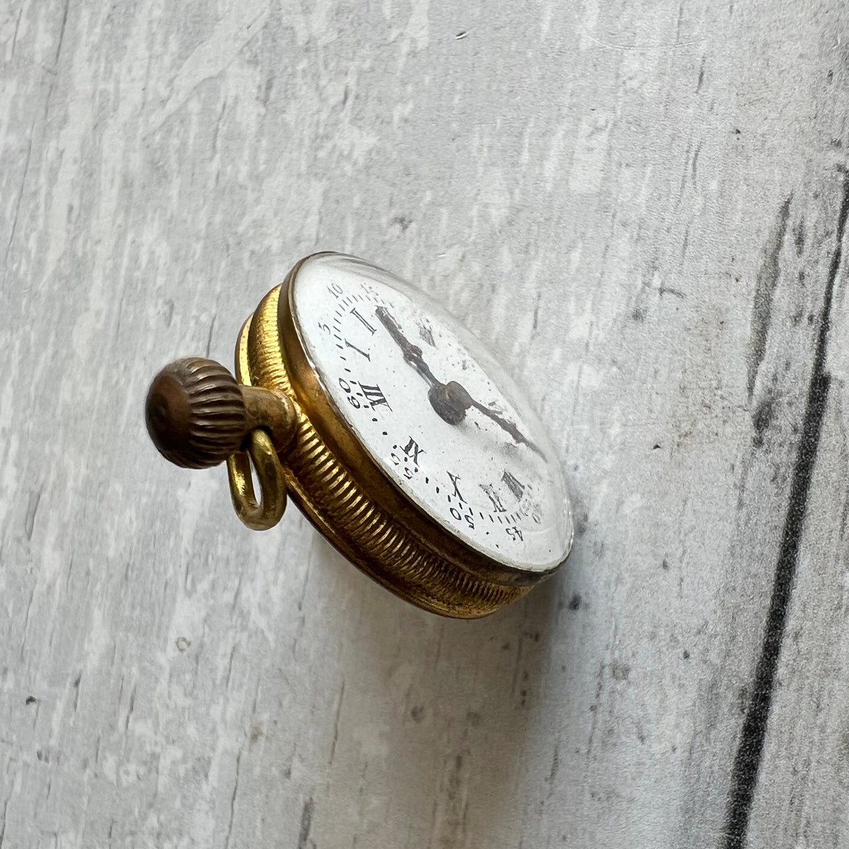 Antique 19th Century Fashion Doll Gilt Pocket Watch C 1870