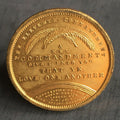 Antique Australian Gilt Bronze Medal E W Cole Circa 1885
