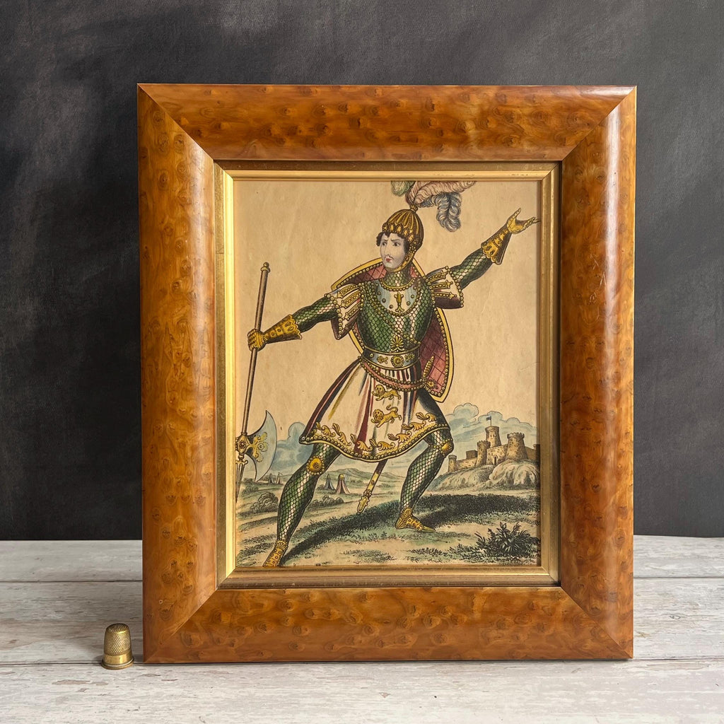 19th Century Theatrical Circus Print Andrew Ducrow as St George by A Park C 1835