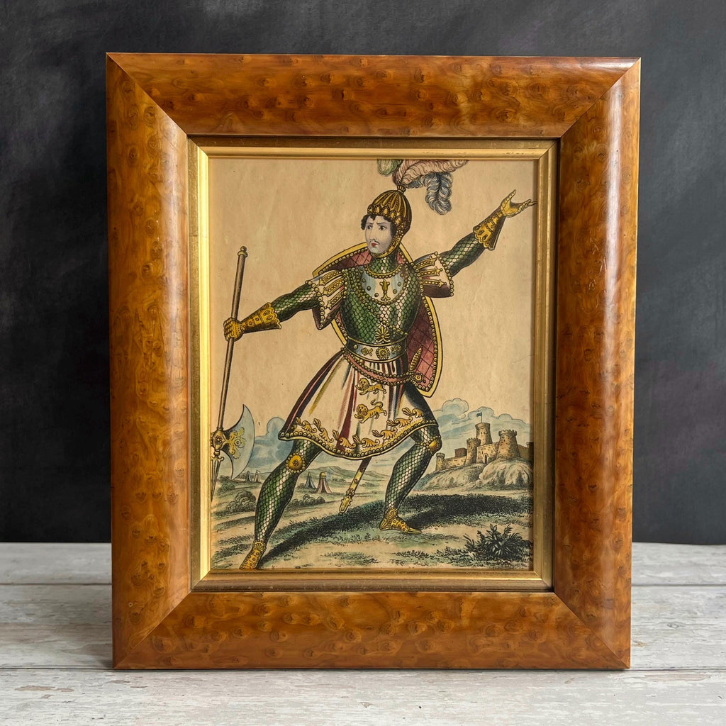 19th Century Theatrical Circus Print Andrew Ducrow as St George by A Park C 1835