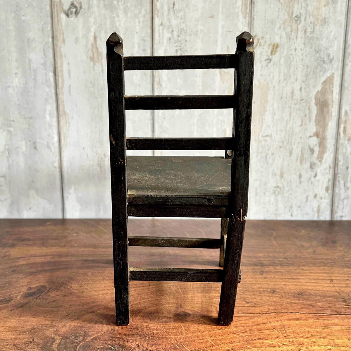 Antique English Doll Chair Primitive Folk Art Circa 1820