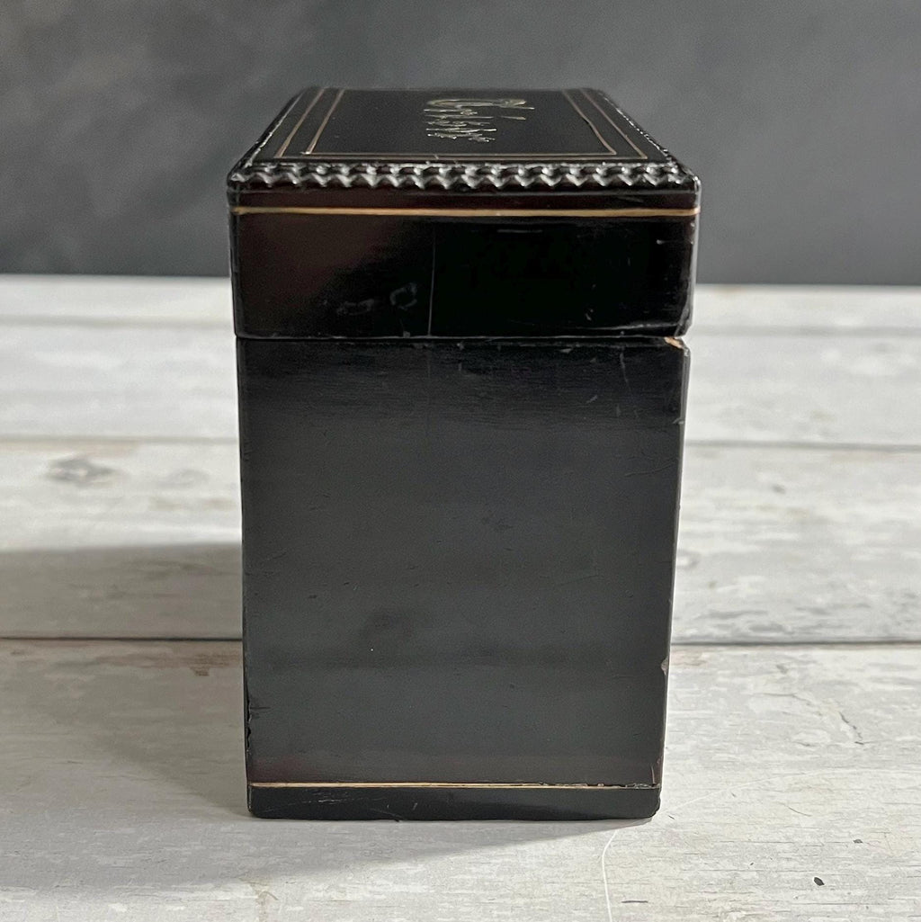 Antique Childs Money Box Money Bank TREASURE C 1860