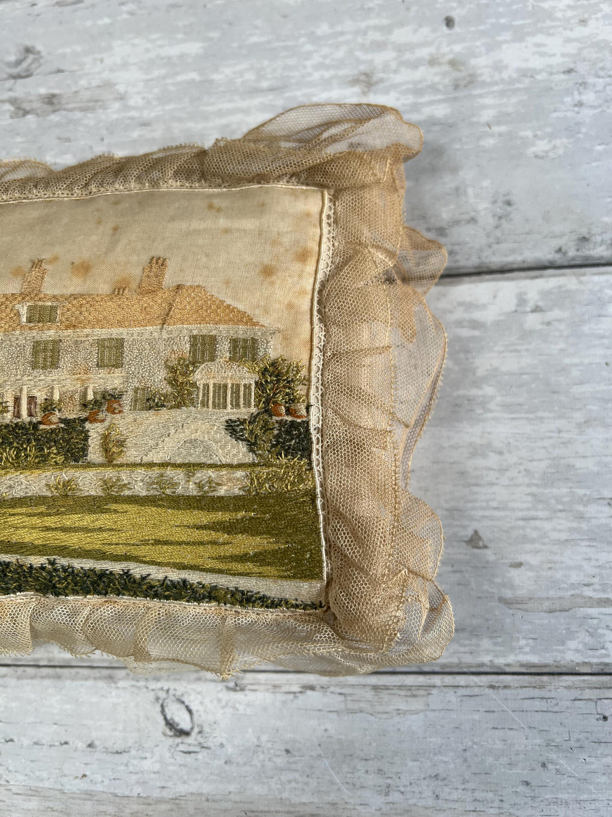 Antique English Pincushion Lutyens Style Arts And Crafts Country House C 1915