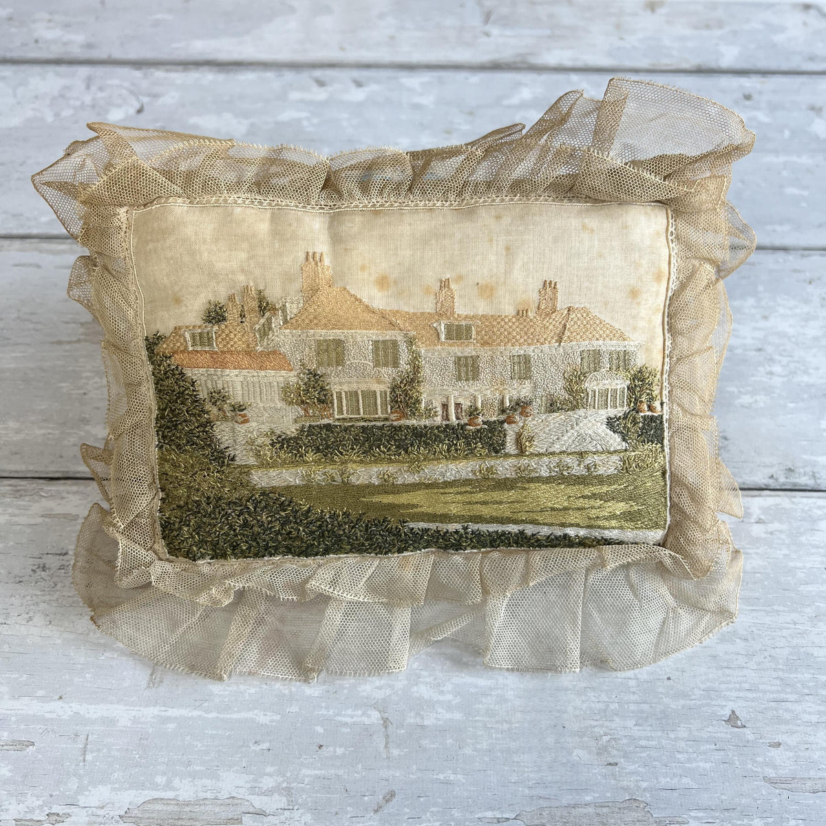 Antique English Pincushion Lutyens Style Arts And Crafts Country House C 1915