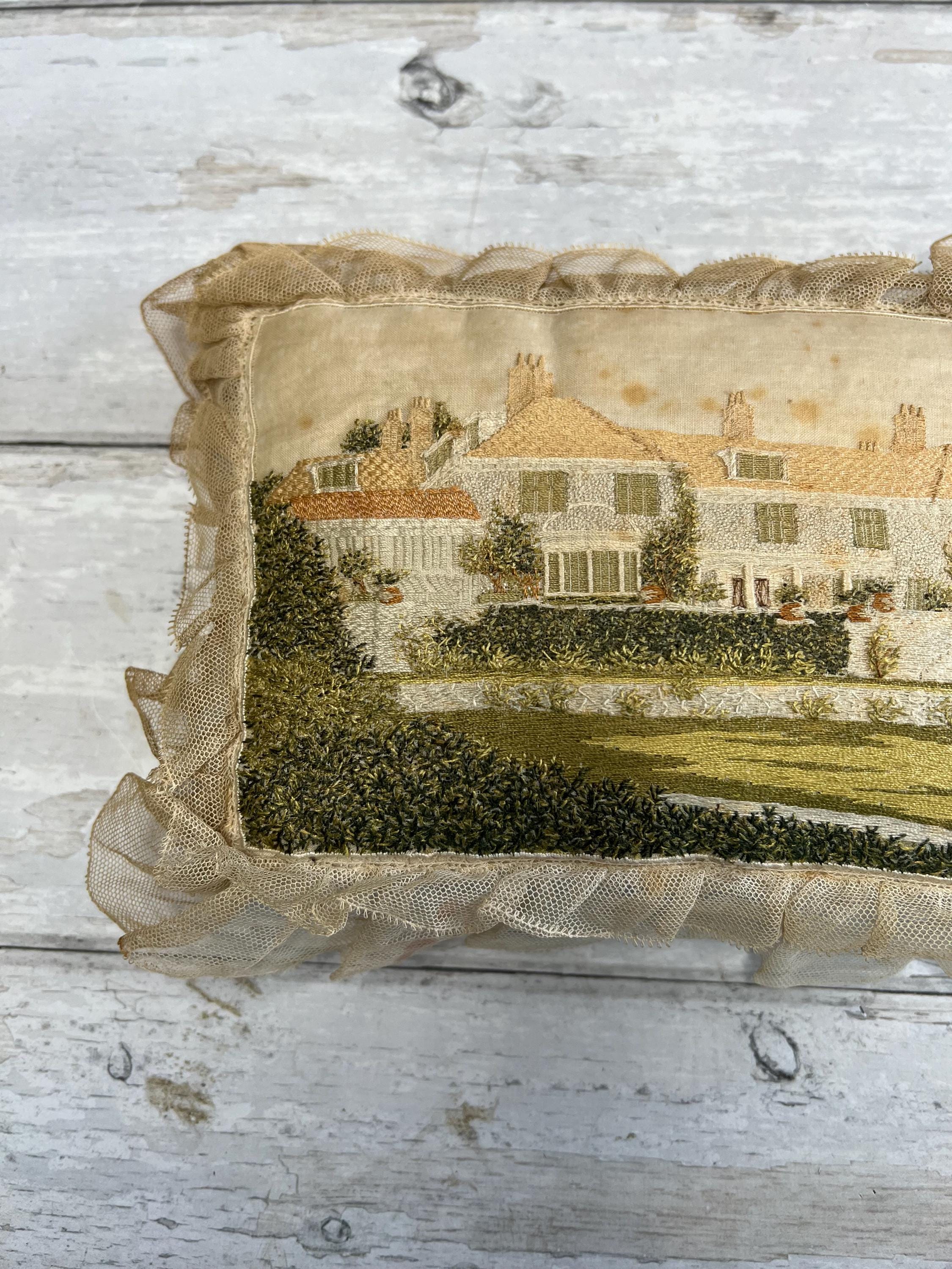 Antique English Pincushion Lutyens Style Arts And Crafts Country House C 1915