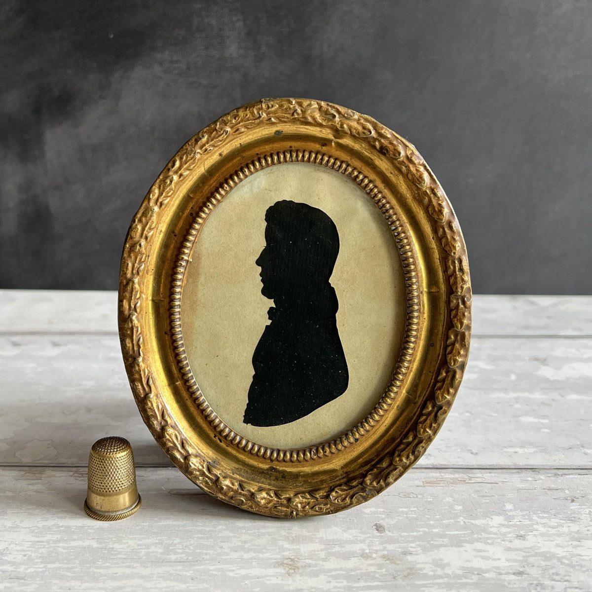 Georgian Hollow Cut Silhouette Portrait English C 1810