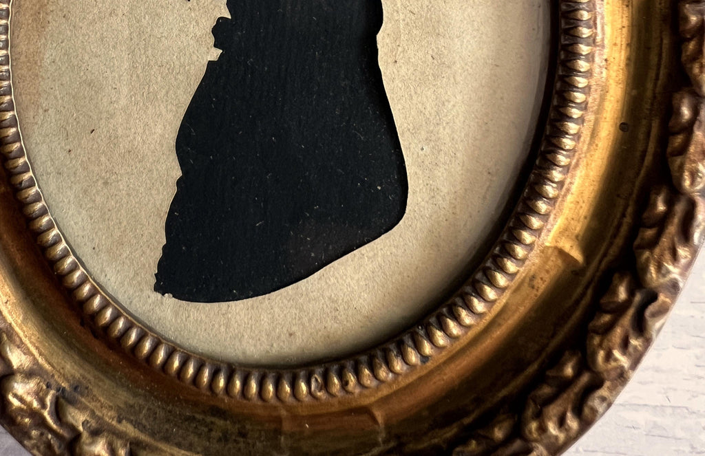 Georgian Hollow Cut Silhouette Portrait English C 1810
