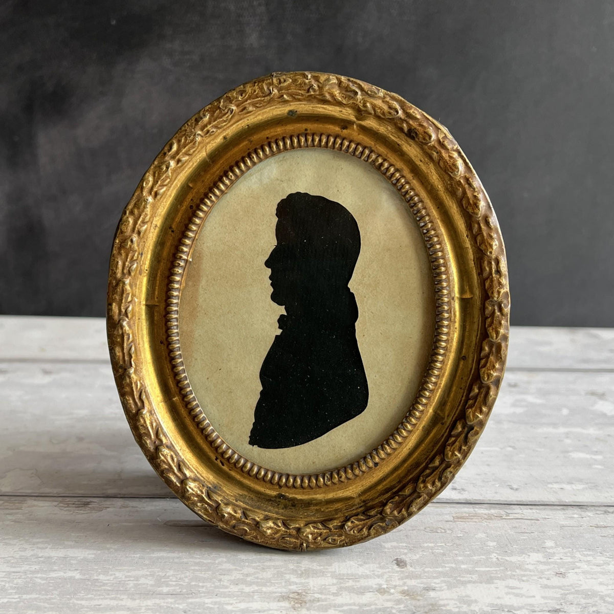 Georgian Hollow Cut Silhouette Portrait English C 1810
