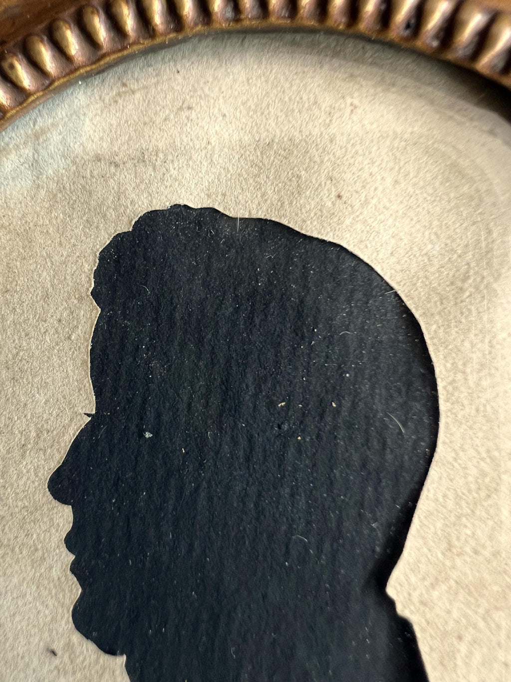 Georgian Hollow Cut Silhouette Portrait English C 1810