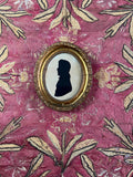 Georgian Hollow Cut Silhouette Portrait English C 1810