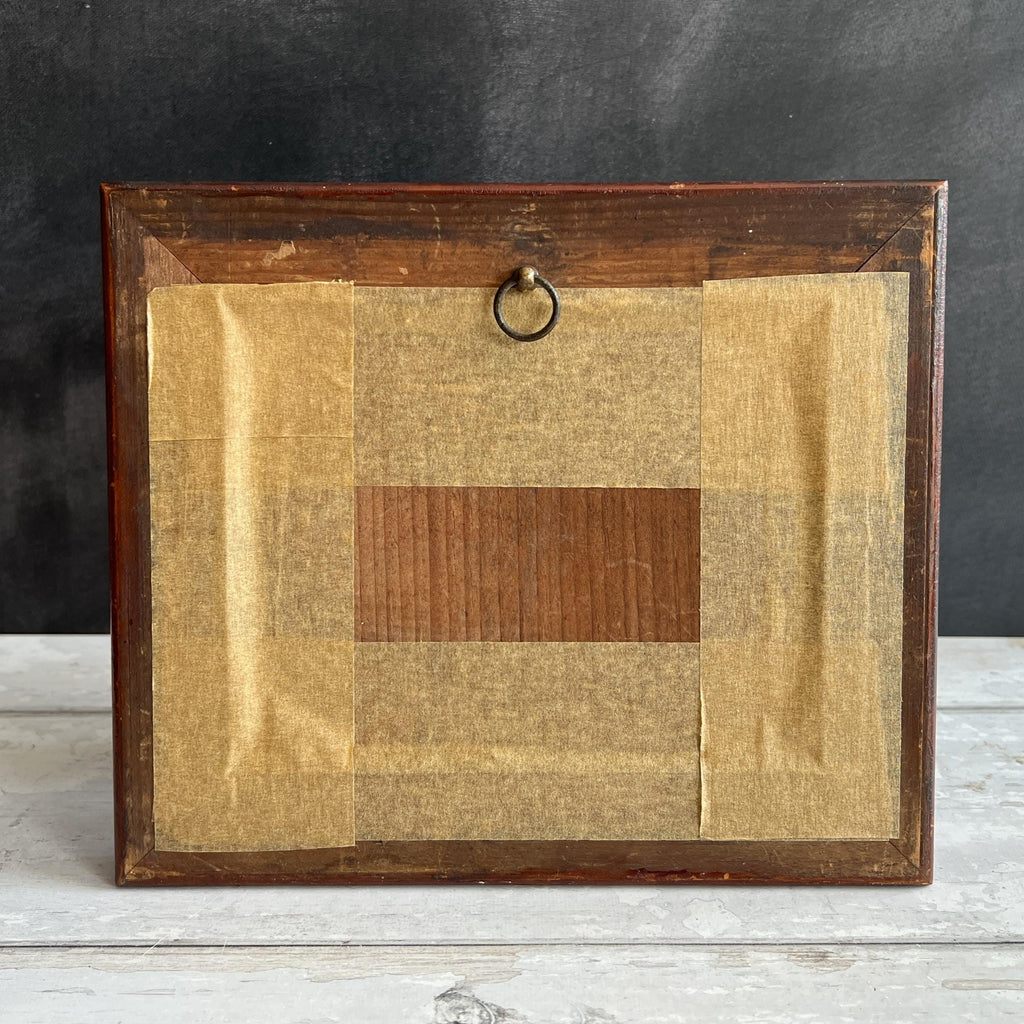 19th Century Victorian Sand Picture Carisbrooke Castle Isle of Wight, English Folk Art