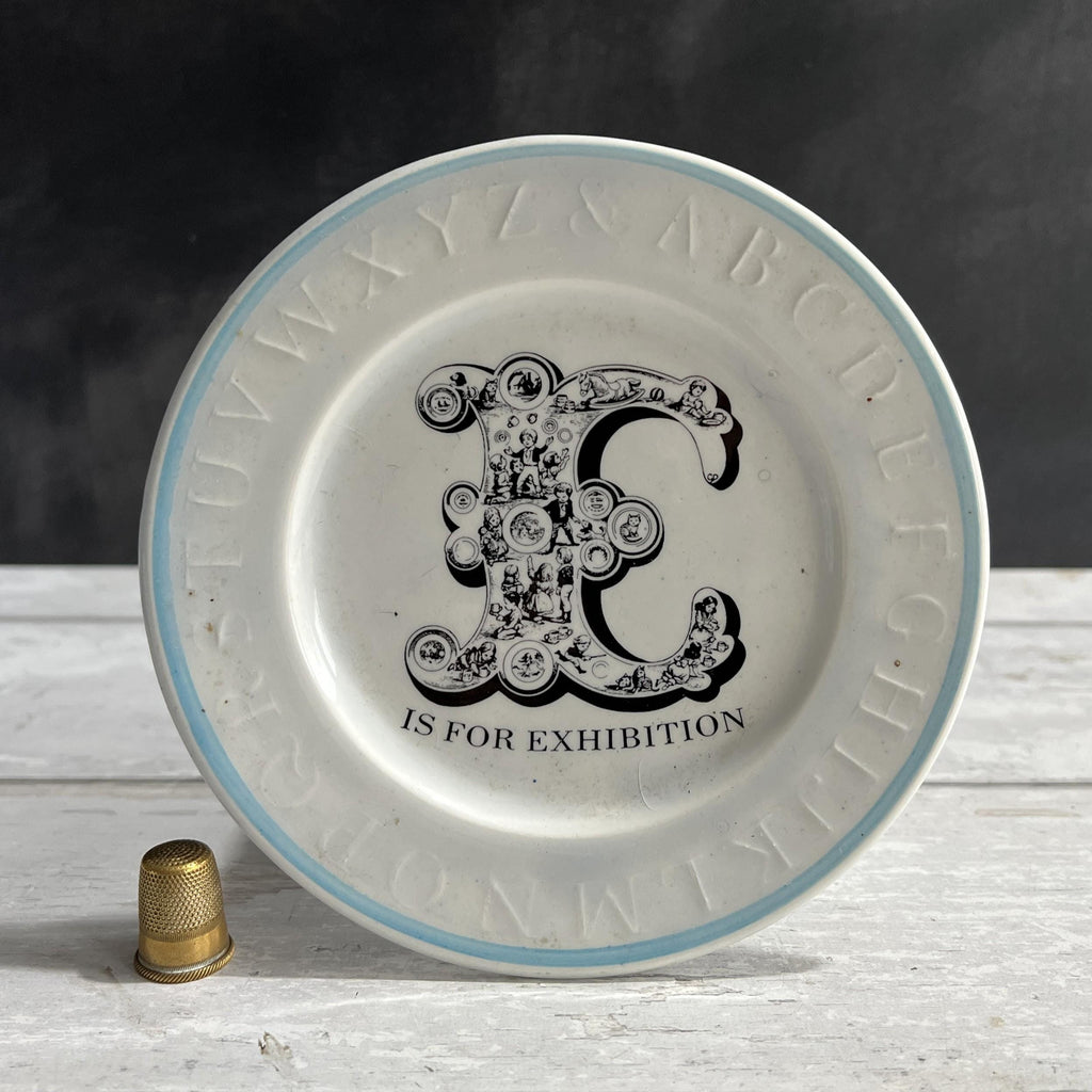 E is For Exhibition Plate, Noel Riley, Gifts For Good Children Invitation, 1991