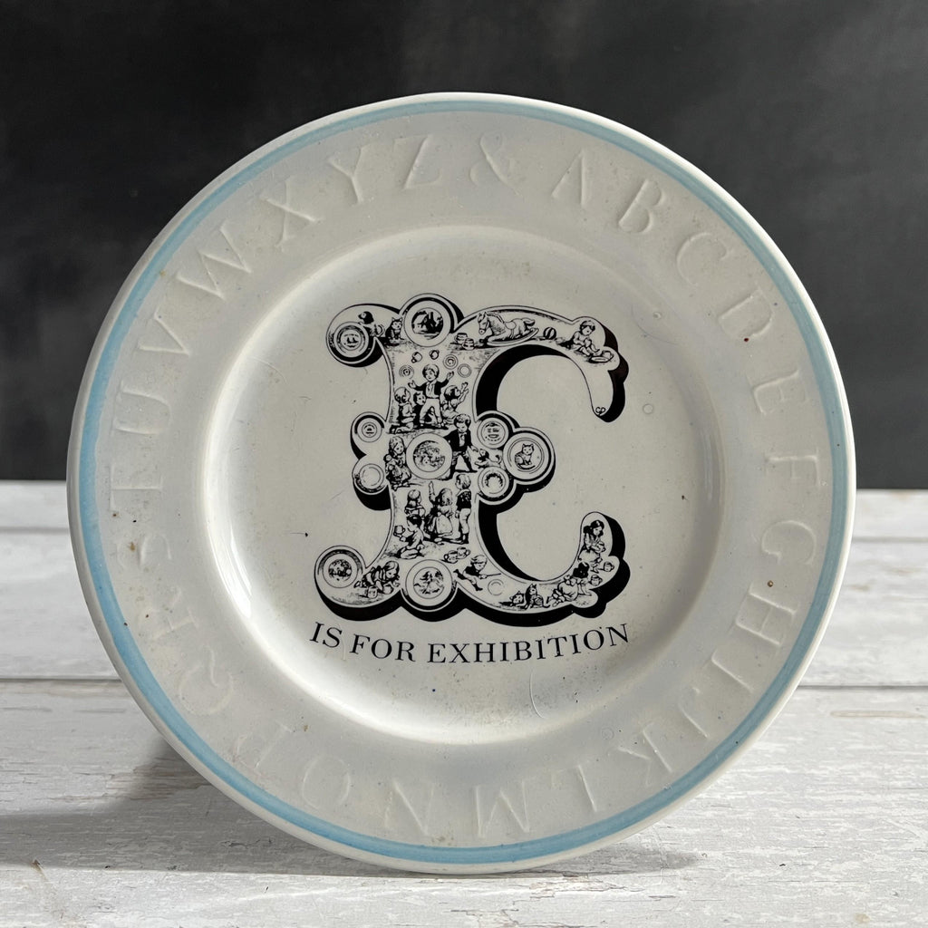 E is For Exhibition Plate, Noel Riley, Gifts For Good Children Invitation, 1991