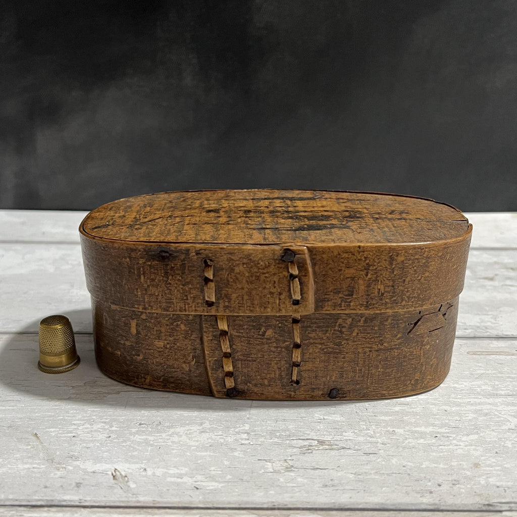 Antique Bentwood Pantry Box Shaker Folk Art Rustic C 1850