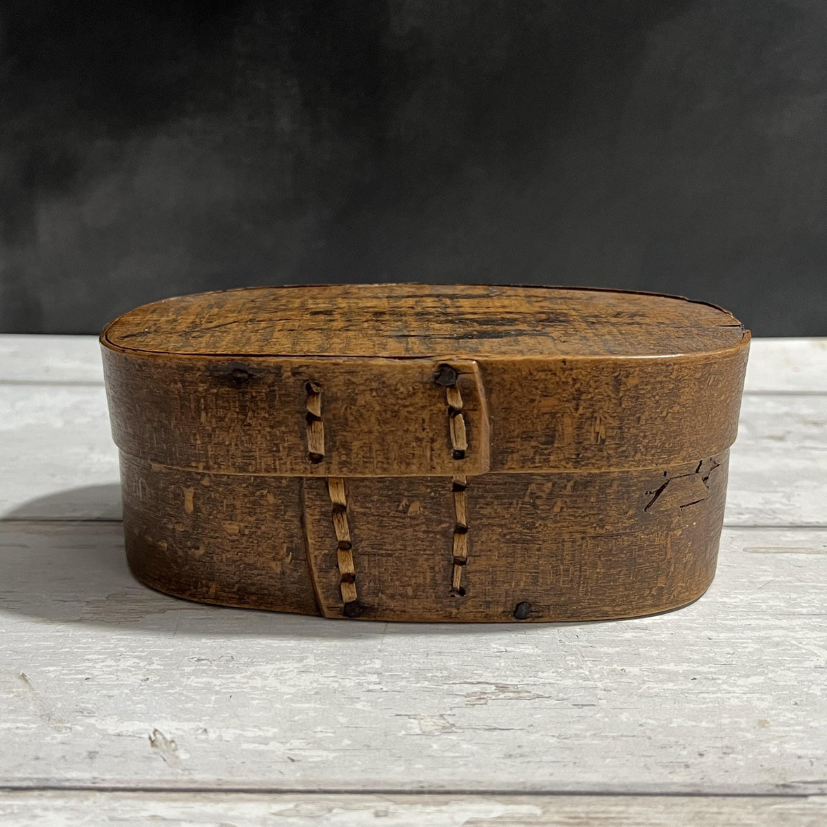 Antique Bentwood Pantry Box Shaker Folk Art Rustic C 1850