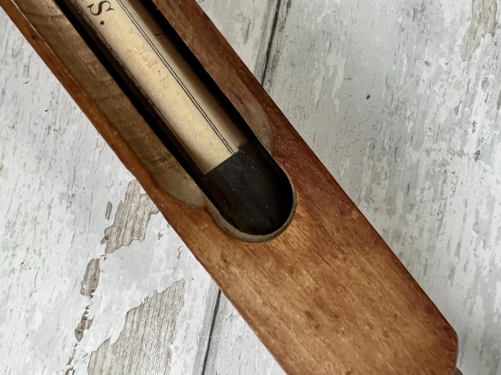 Antique Kitchenalia Treen Bath Thermometer Wooden Floating C 1900