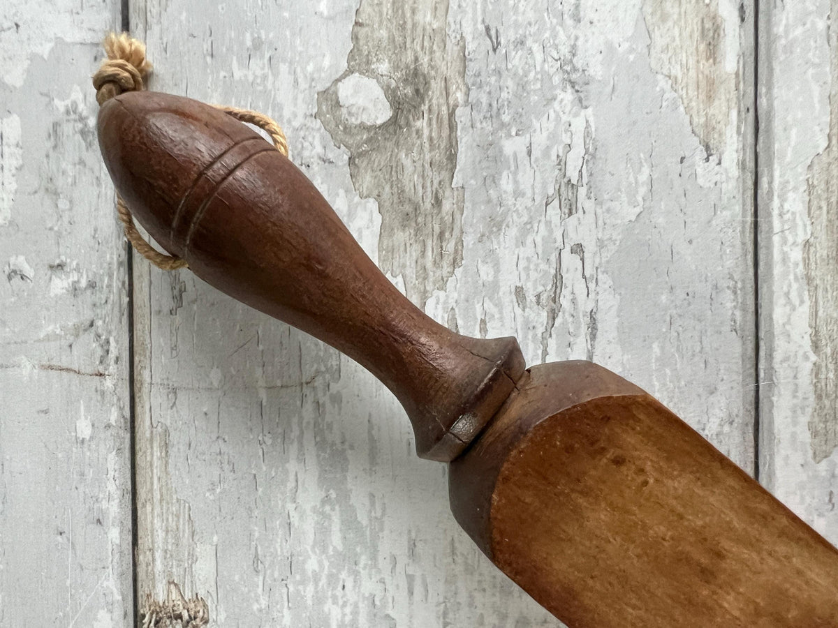 Antique Kitchenalia Treen Bath Thermometer Wooden Floating C 1900
