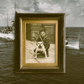 Vintage WW2 Photograph Bulldog Mascot and Sailor HMS Aurora C 1939