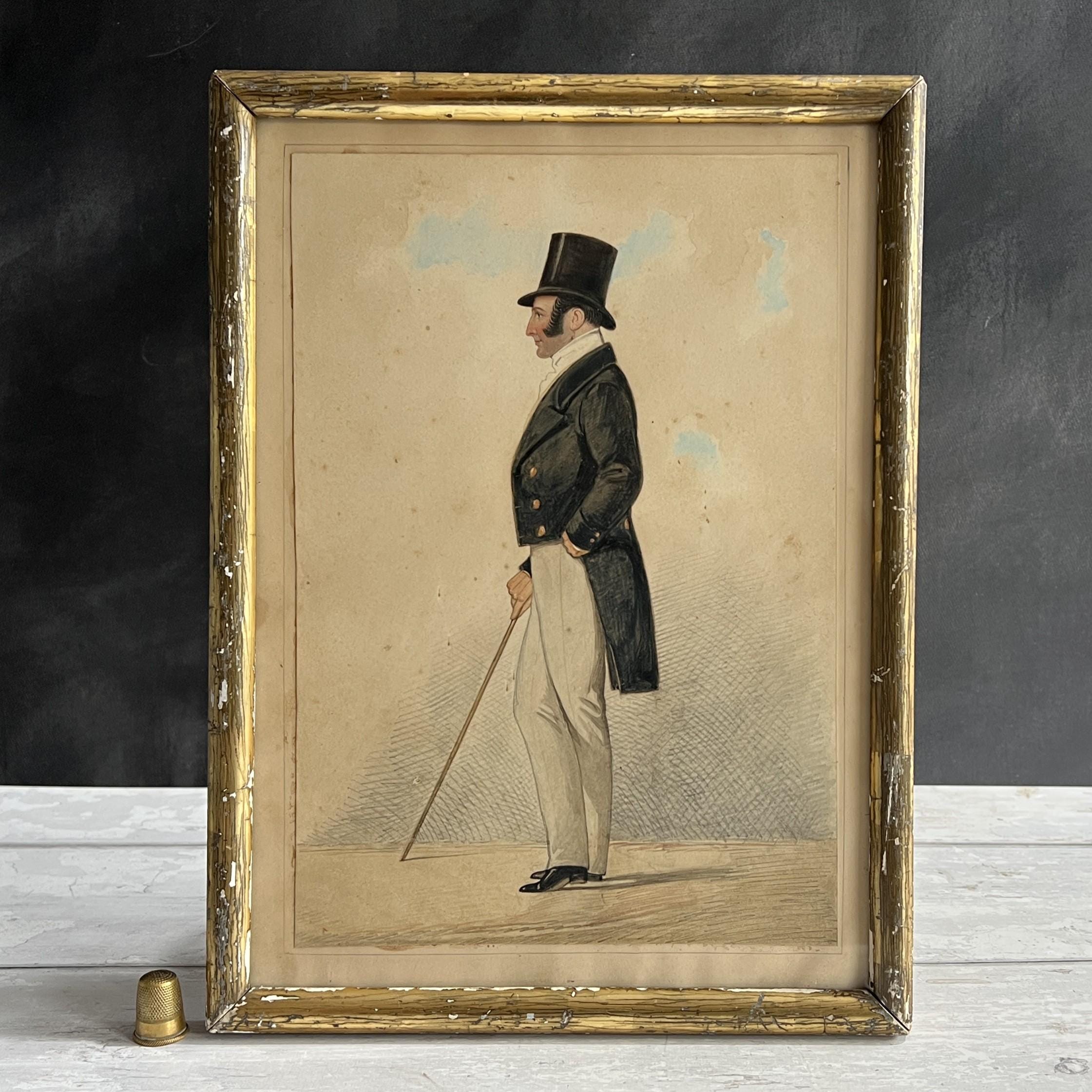 19th Century Joshua Dighton Portrait of Sir William Sutton Circa 1850