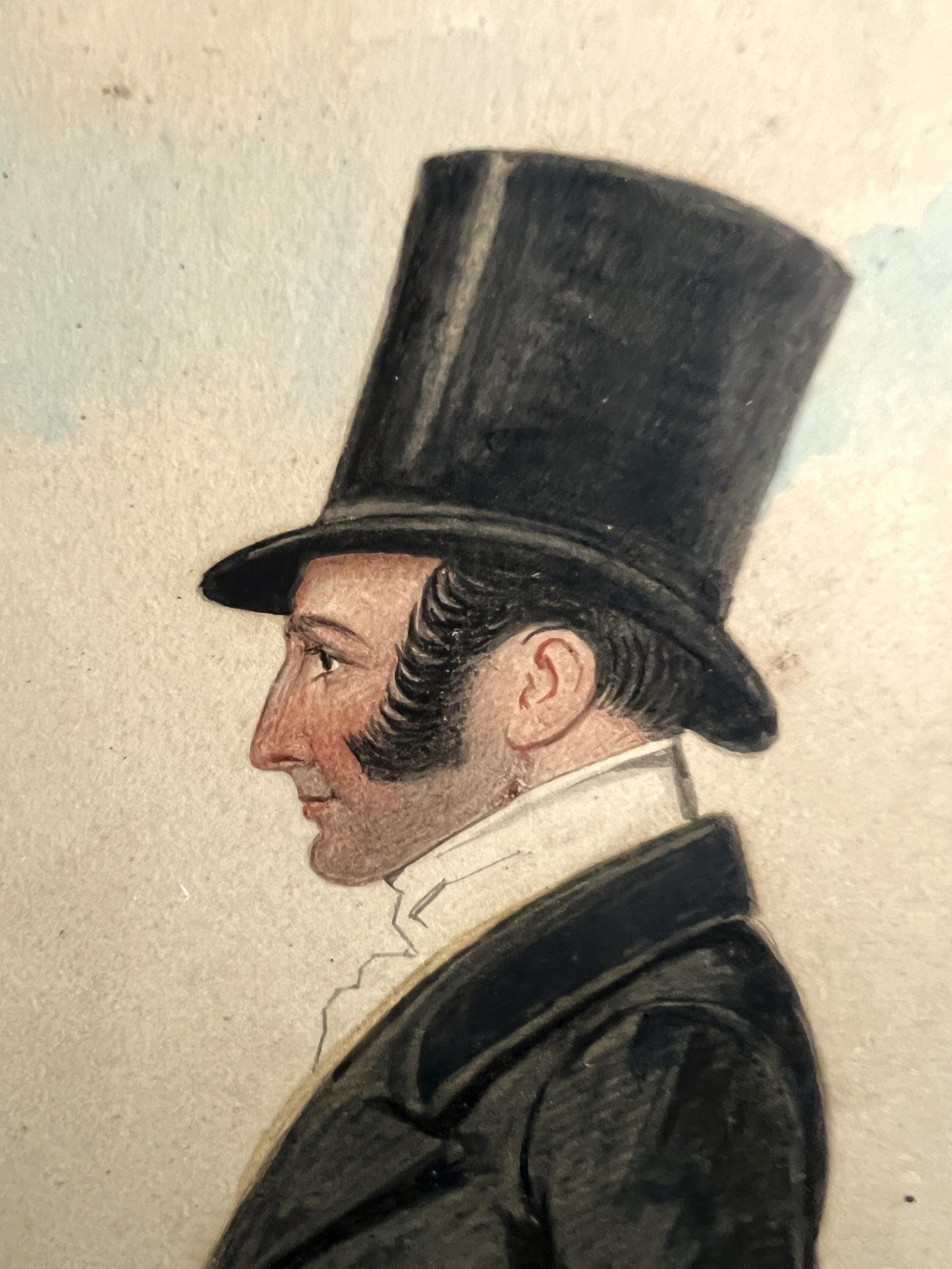 19th Century Joshua Dighton Portrait of Sir William Sutton Circa 1850