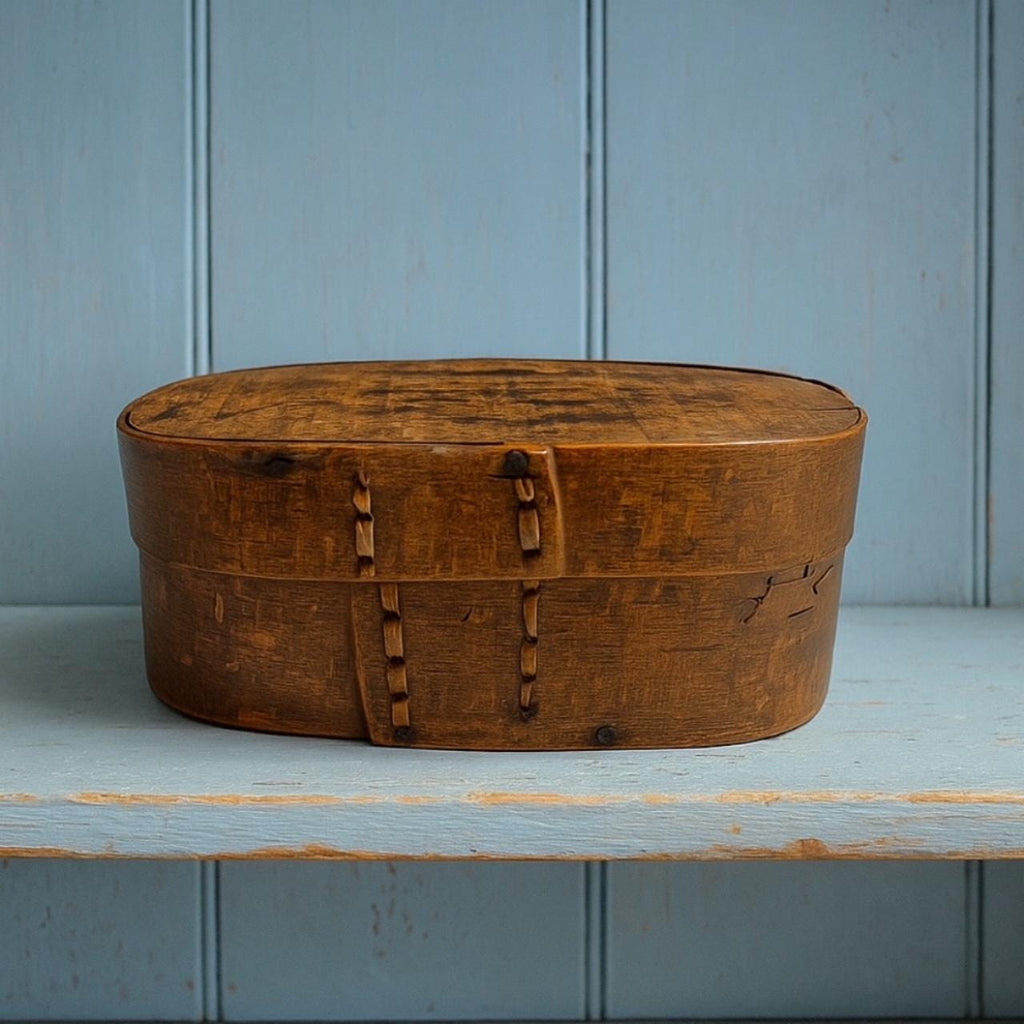 Antique Bentwood Pantry Box Shaker Folk Art Rustic C 1850