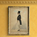 19th Century Joshua Dighton Portrait of Sir William Sutton Circa 1850