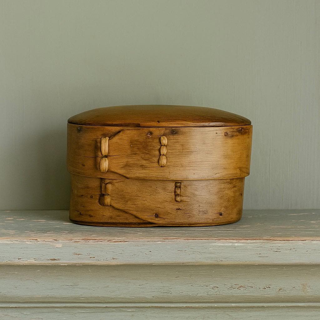 19th Century Bentwood Pantry Box Folk Art Rustic C 1850