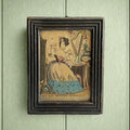 19th Century Miniature Cottage Print The Day Before Marriage Newlywed C 1830