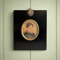 Antique A R Burt Portrait Miniature Wealthy Lady by Chester 1821